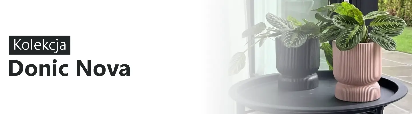Baner kolekcji doniczek Nova