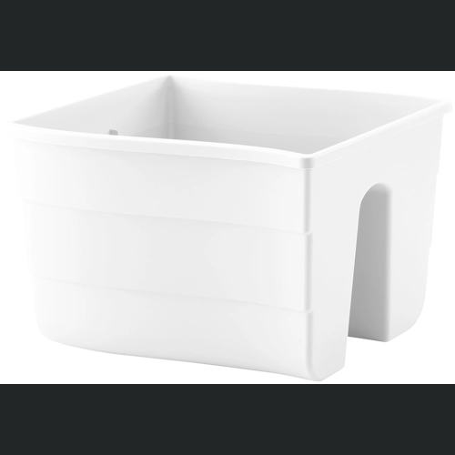Donica balustradowa FALA 30x29 h20 - Biała
