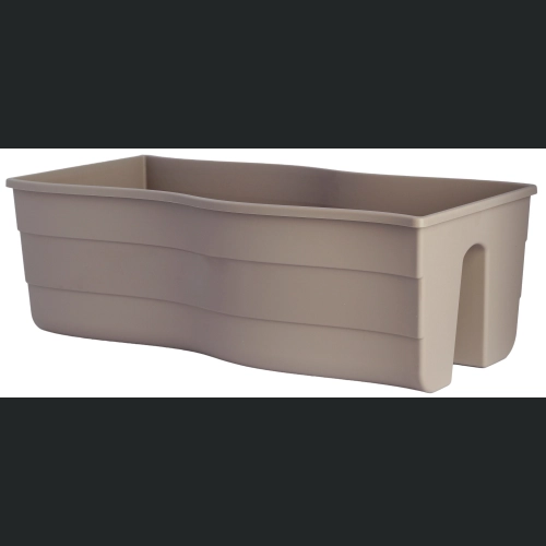 Donica balustradowa FALA 60x29 h20 - Taupe