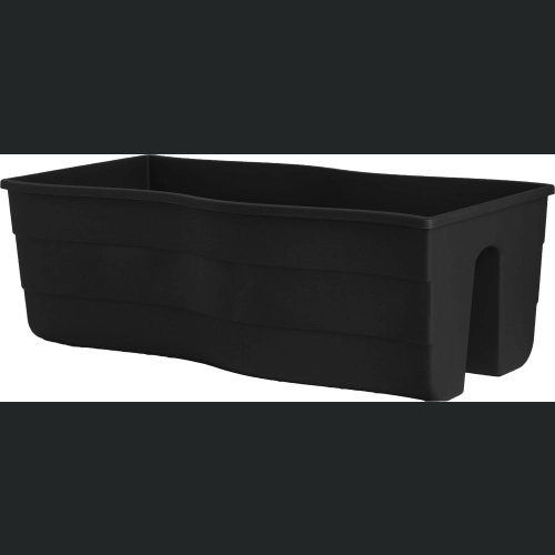Donica balustradowa FALA 60x29 h20 - Głęboka czerń