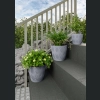 Doniczka FLOW Petit ECO Recycled z podst 13 h12 - Platyna