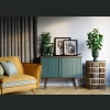 Doniczka KELI Mika Petit Eco WOOD 18 h26 - Malachit