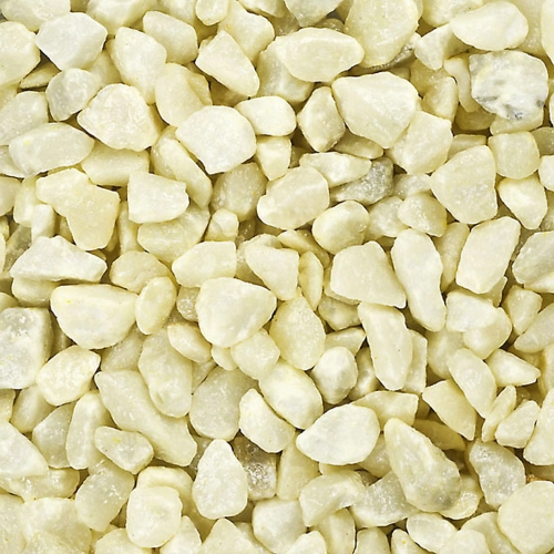 Ozdobny kamień dekoracyjny kamyk 0,5 kg 9-13 mm - Kremowy
