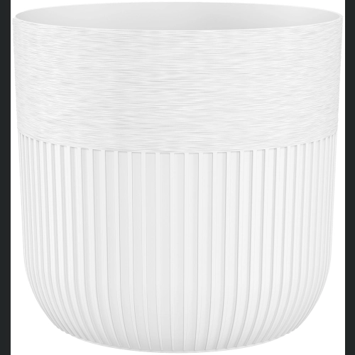 Doniczka osłonka LUCA petit 22 h21 - Biała