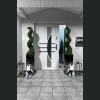 Donica ze stali nierdzewnej MIRROR High Square 30x30 h80 - Lustro