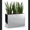 Donica ze stali nierdzewnej MIRROR Rectangle 60x30 h39 - Lustro
