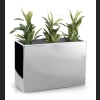 Donica ze stali nierdzewnej MIRROR Rectangle 60x30 h39 - Lustro