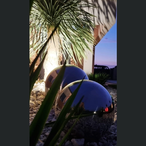 Kula stal nierdzewna CHROME 2 h2 - Srebrna