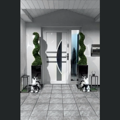 Donica ze stali nierdzewnej MIRROR High Square 30x30 h80 - Lustro
