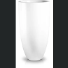 Donica z włókna szklanego FIBERGLASS cygaro 55 h100 - Biała