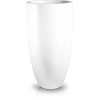 Donica z włókna szklanego FIBERGLASS cygaro 32 h62 - Biała