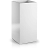 Donica z włókna szklanego FIBERGLASS high square 23x23 h50 - Biała