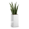 Donica z włókna szklanego FIBERGLASS high square 28x28 h60 - Biała