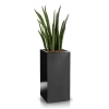 Donica z włókna szklanego FIBERGLASS high square 23x23 h50 - Czarna