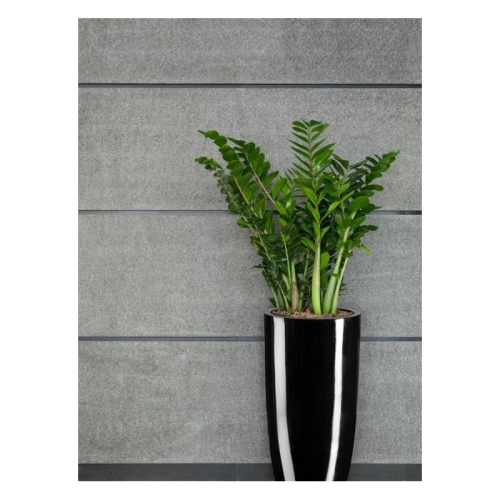 Donica z włókna szklanego FIBERGLASS cygaro 55 h100 - Czarna