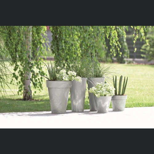 Doniczka Cube DCUB140E BETON Effect 14 h12 - Beton
