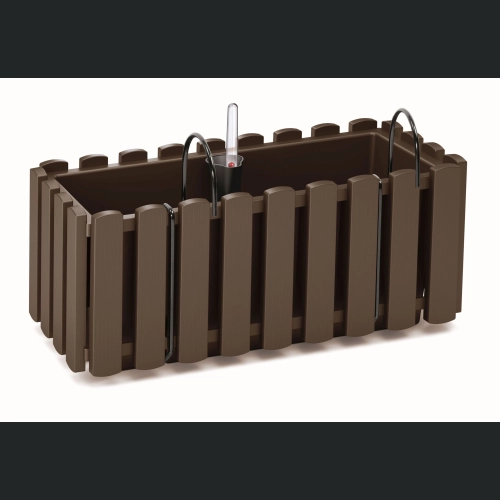 Skrzynka balkonowa + haki Boardee DDEF400W - Brąz