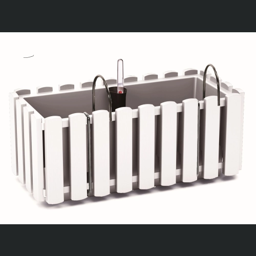 Skrzynka balkonowa + haki Boardee DDEF400W - Biała