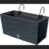 Skrzynka balkonowa FURU Case W DFC400W + haki 40x18 h20 - Antracytowa