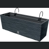 Skrzynka balkonowa FURU Case W DFC600W + haki 58x18 h20 - Antracytowa