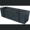 Skrzynka balkonowa FURU Case W DFC600W + haki 58x18 h20 - Antracytowa