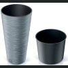 Doniczka FURU Round Slim DFRH250 25 h48 - Beton