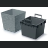 Doniczka FURU Square Low DFS300 30x30 h29 - Beton
