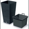 Doniczka FURU Square DFSH400 40x40 h75 - Antracytowa
