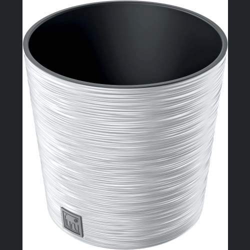 Doniczka FURU Round Low DFR250 25 h25 - Biała