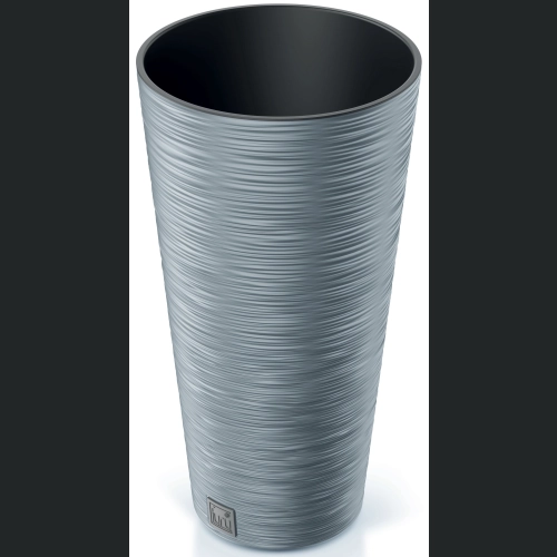 Doniczka FURU Round Slim DFRH250 25 h48 - Beton