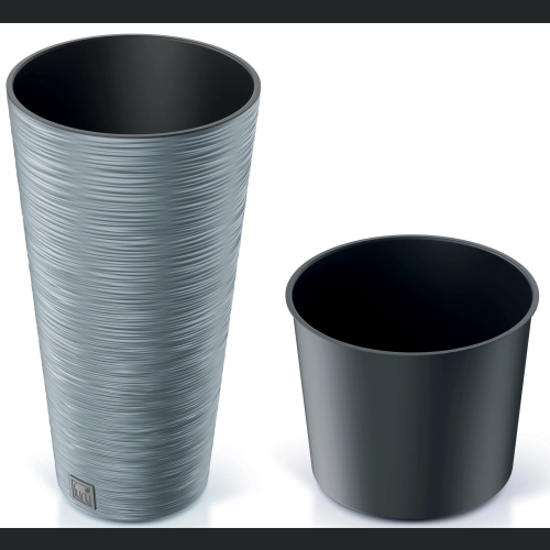 Doniczka FURU Round Slim DFRH300 30 h57 - Beton