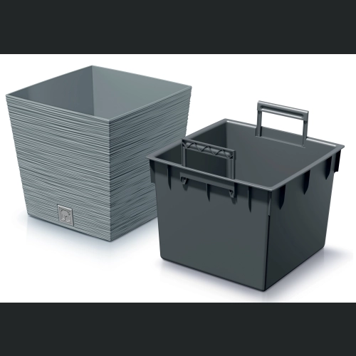 Doniczka FURU Square Low DFS240 24x24 h23 - Beton