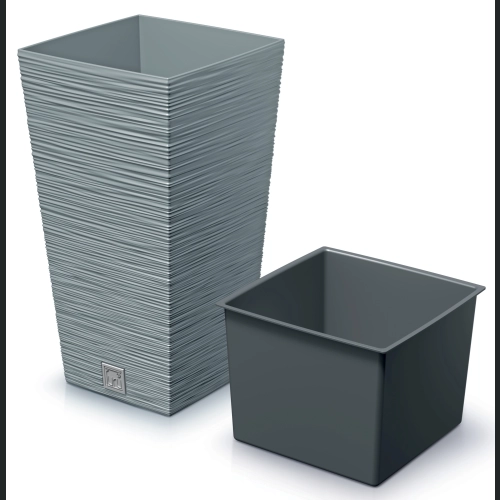 Doniczka FURU Square DFSH200 20x20 h38 - Beton