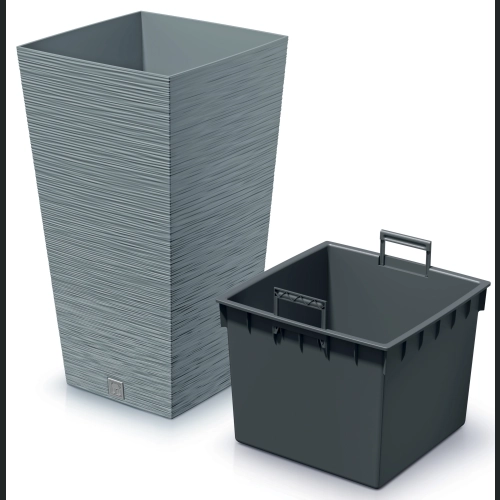 Doniczka FURU Square DFSH240 24x24 h45 - Beton