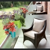 Donica balustradowa Lofly DLOFR250 24x24 h22 - Limonka