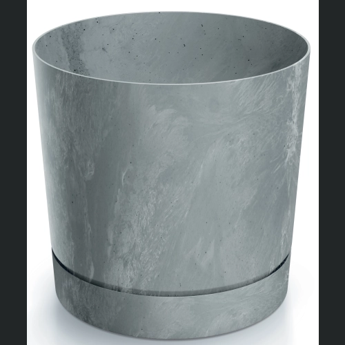 Doniczka TUBO P z podstawką Beton EFFECT DPOP350E 35 h32 - Beton
