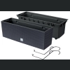 Skrzynka balkonowa Rato rattan DRC600W +haki - Antracyt