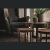 Doniczka osłonka Ryfo ECO Wood DRF110W 11 h9 - Kawa ECO