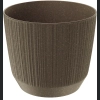 Doniczka osłonka Ryfo ECO Wood DRF150W 15 h12 - Kawa ECO