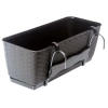 Skrzynka rattan RATOLLA DRL500PW 49x17 h17 + haki - Umbra