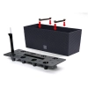 Skrzynka rattan Rato DRTC600 60x25 h24 + system - Antracyt