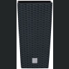Doniczka rattan Rato Square DRTS300 29x29 h55 - Antracyt