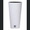Doniczka rattan RATO Tubus DRTUS250 25 h48 - Biała