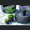 Donica rattan RATO Round DRTUS300L 30 h27 - Umbra