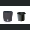 Donica rattan RATO Round DRTUS400L 40 h37 - Umbra