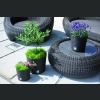 Donica rattan RATO Round DRTUS400L 40 h37 - Umbra