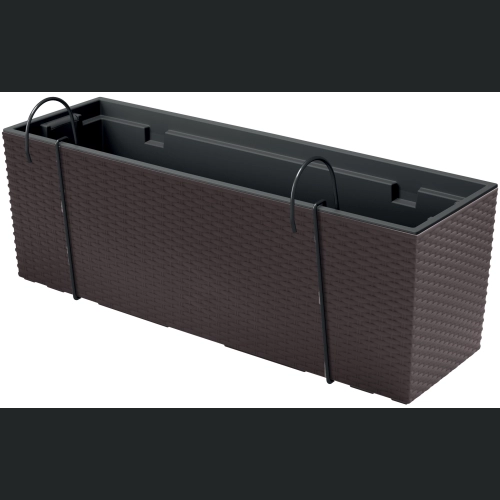 Skrzynka balkonowa Rato rattan DRC600W +haki - Umbra