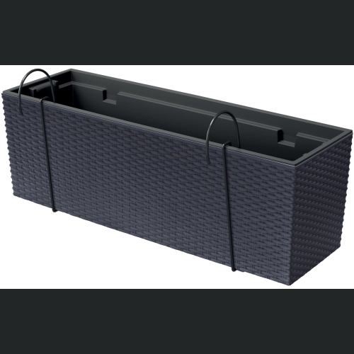 Skrzynka balkonowa Rato rattan DRC600W +haki - Antracyt