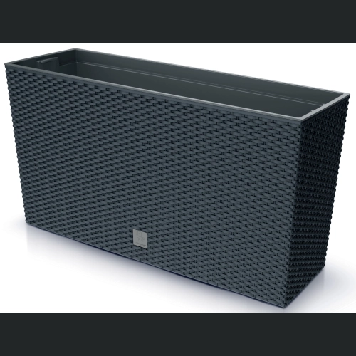 Skrzynka Rato M rattan DRC800M 77x23 h40 - Antracytowa