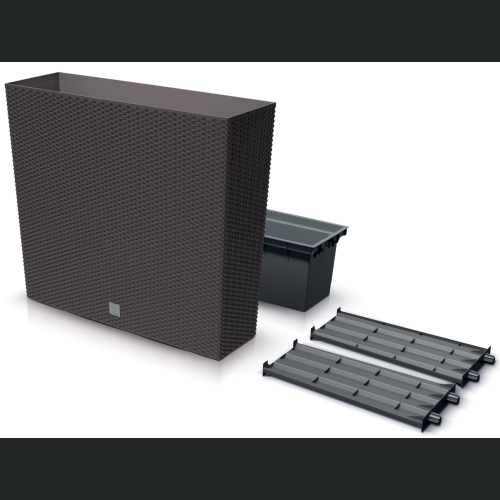 Skrzynka wysoka Rato T rattan DRC800T 77x23,5 h69 - Umbra